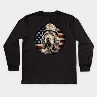 Otterhound 4th of July Kids Long Sleeve T-Shirt